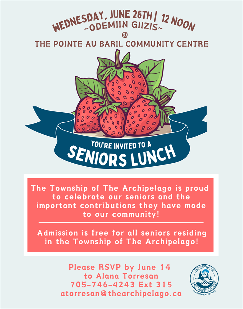 Township of The Archipelago Seniors Lunch